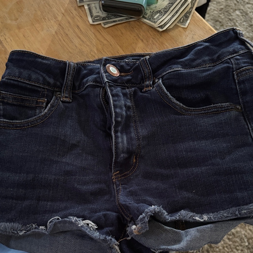 American Eagle Outfitters Dark Blue Jean Shorts